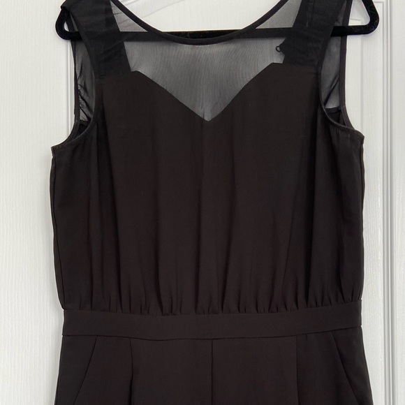 Beautiful black ladies jumpsuit, mess neckline - Picture 1 of 4